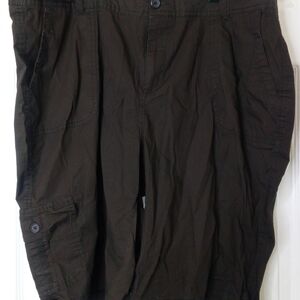 St. John's Bay Women's Dark Brown Cargo Shorts